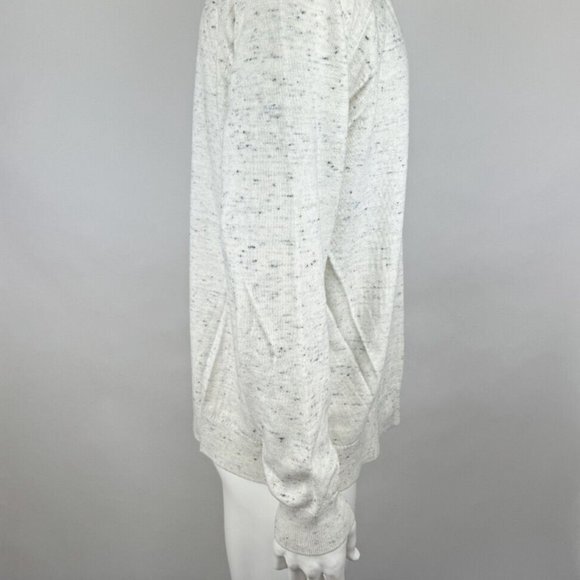 Vince Cotton Wool Pullover Sweater Mens XL NWOT $265 Long Sleeve Crew Neck Ivory - Picture 5 of 13